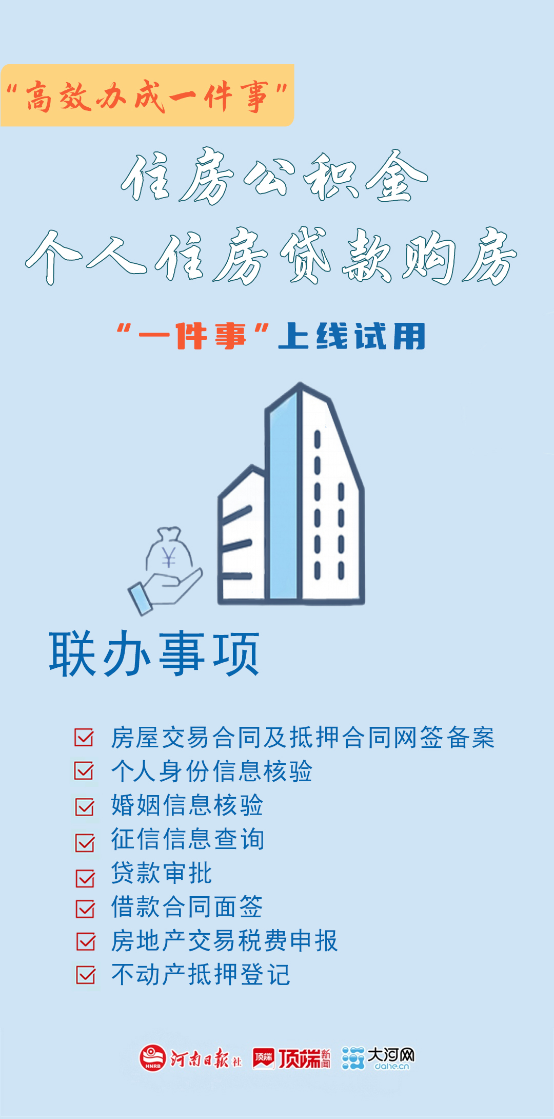 海报丨河南22个“高效办成一件事”上线试用
