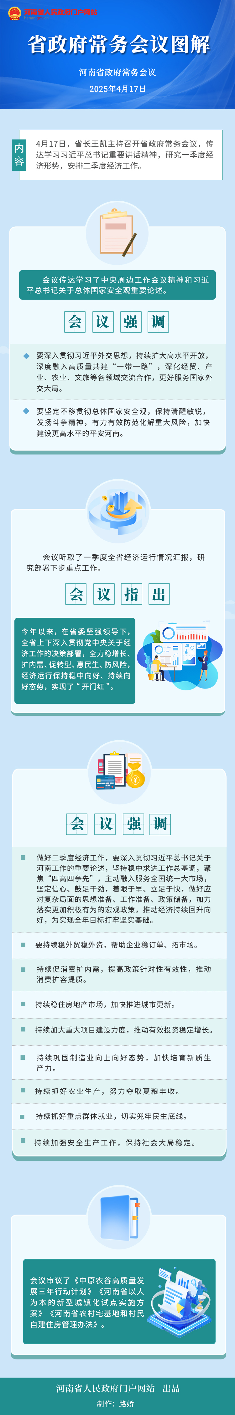 图解：王凯主持召开省政府常务会议