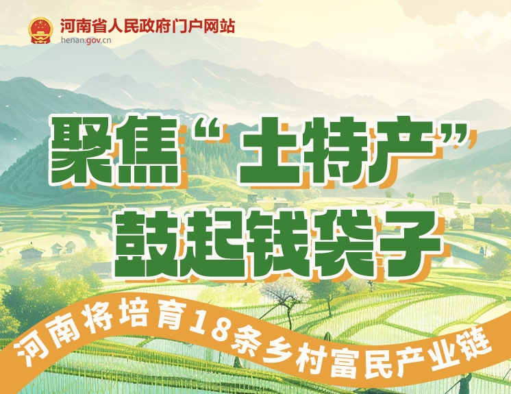 一圖讀懂丨河南發(fā)文支持鄉(xiāng)村振興產(chǎn)業(yè)發(fā)展