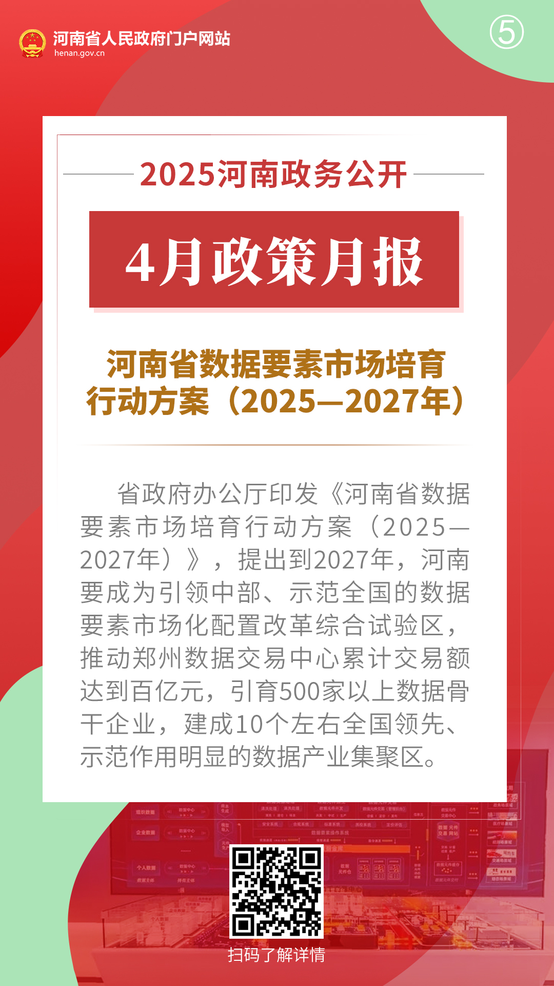 2025年4月，河南省政府出台了这些重要政策