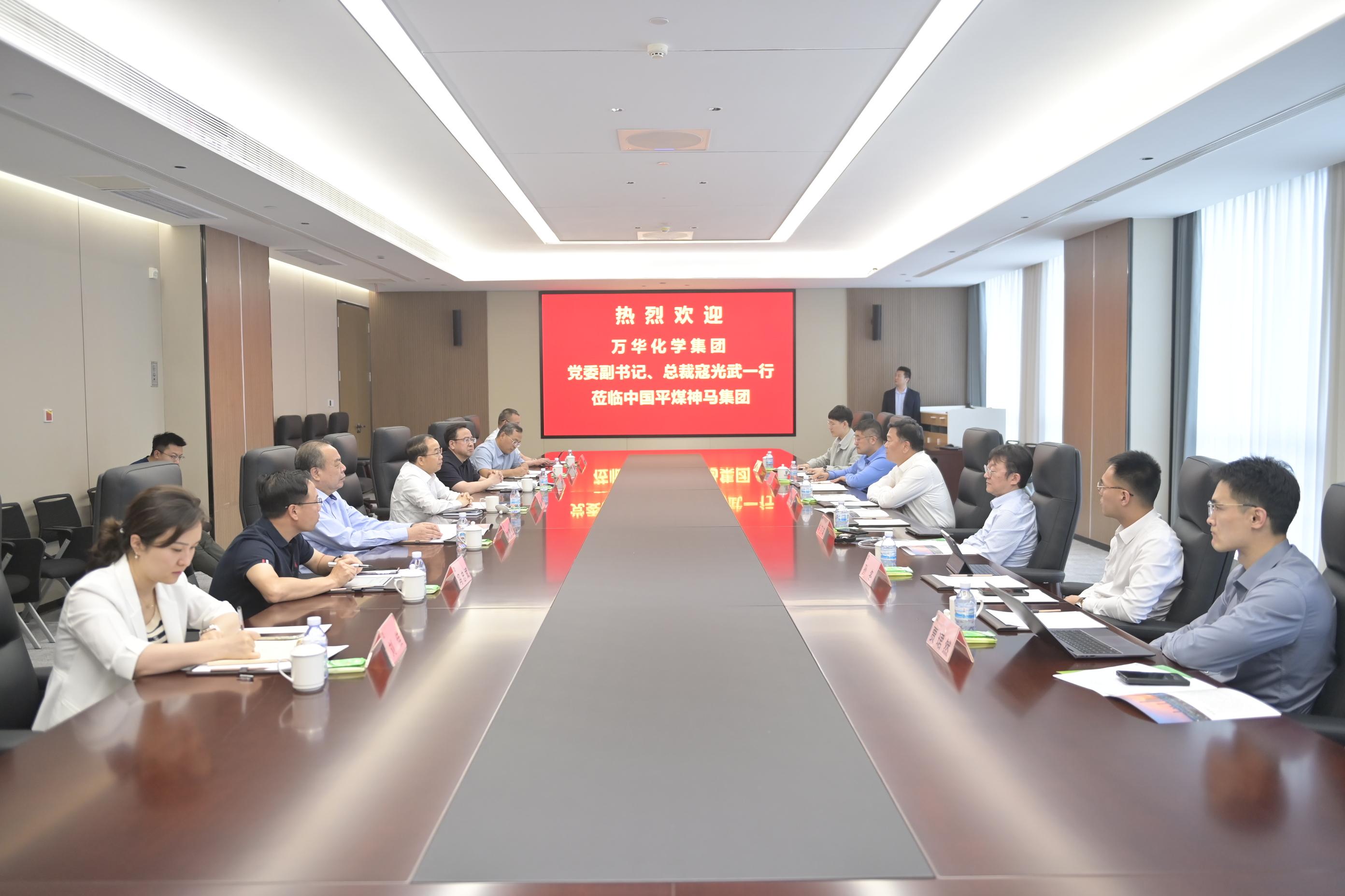 深化务实合作 实现互利共赢 李毛会见万华化学集团客人