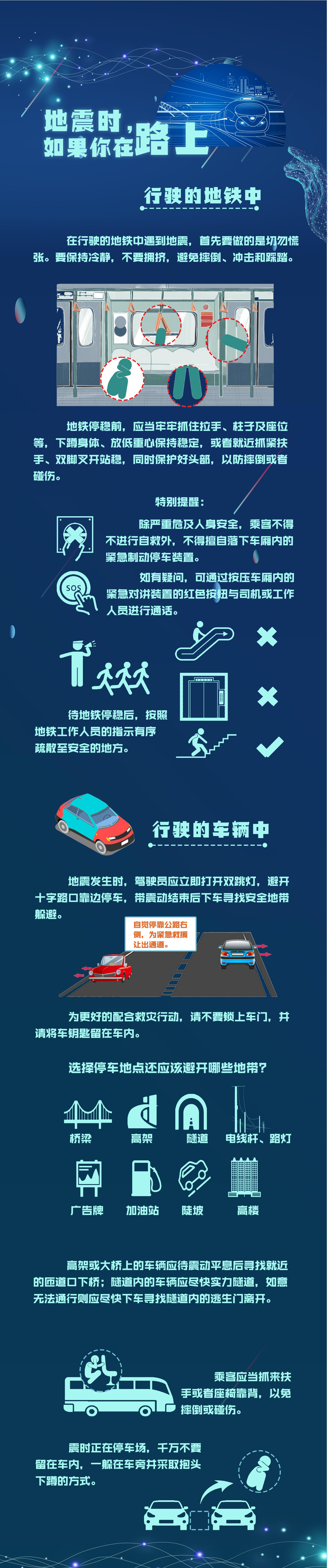 地震时，如果你在路上