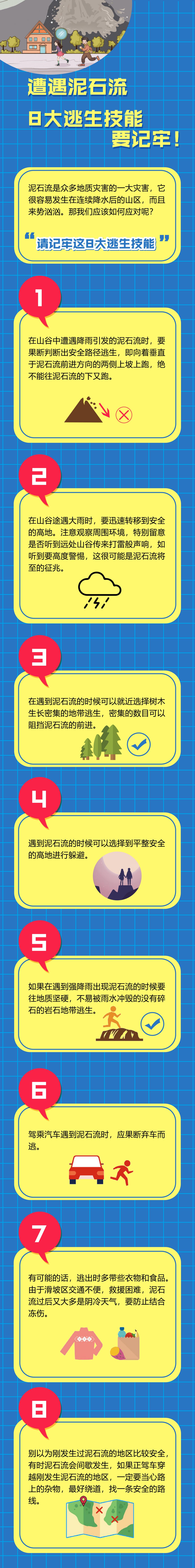 遭遇泥石流，8大逃生技能要记牢