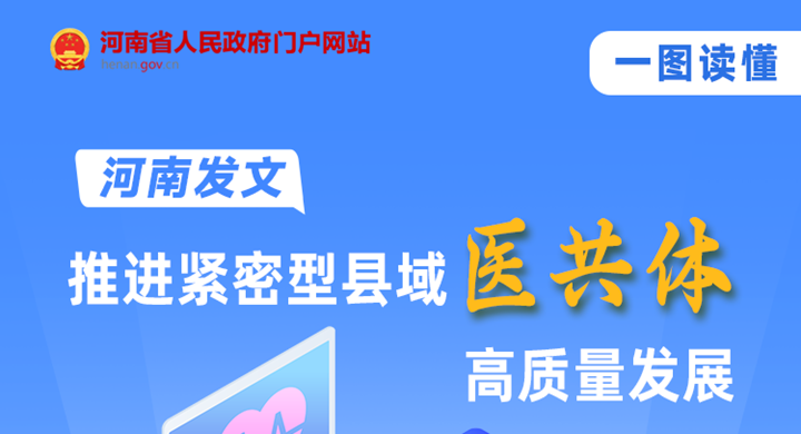 一圖讀懂丨河南發(fā)文推進(jìn)緊密型縣域醫(yī)共體高質(zhì)量發(fā)展