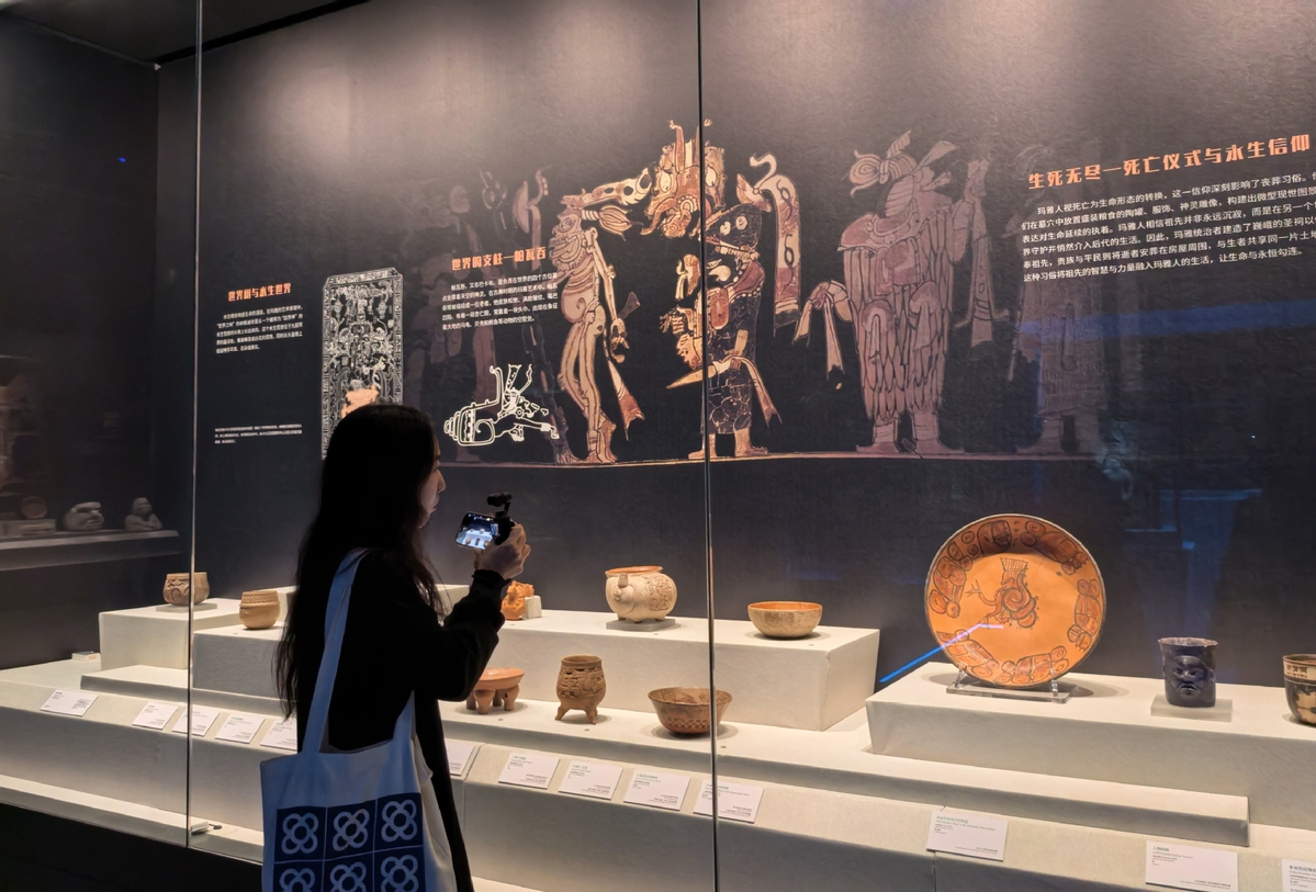 Mayan civilization exhibition in Central China strengthens cultural exchange