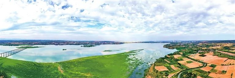 黄河湿地国家级自然保护区济源段美景如画