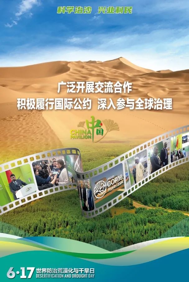 第31个“世界防治荒漠化与干旱日”宣传海报来了