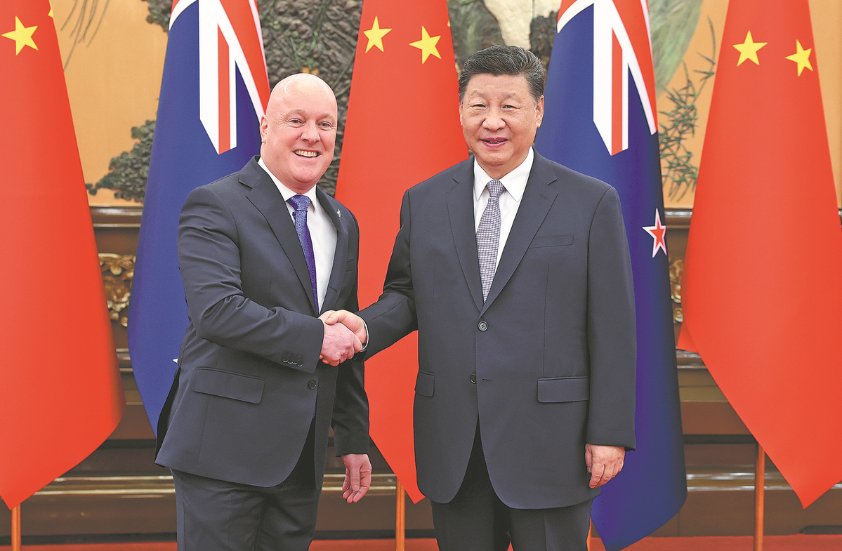 China, New Zealand to elevate ties