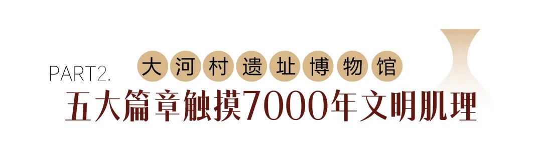 70%文物首秀！提前探馆大河村遗址博物馆→