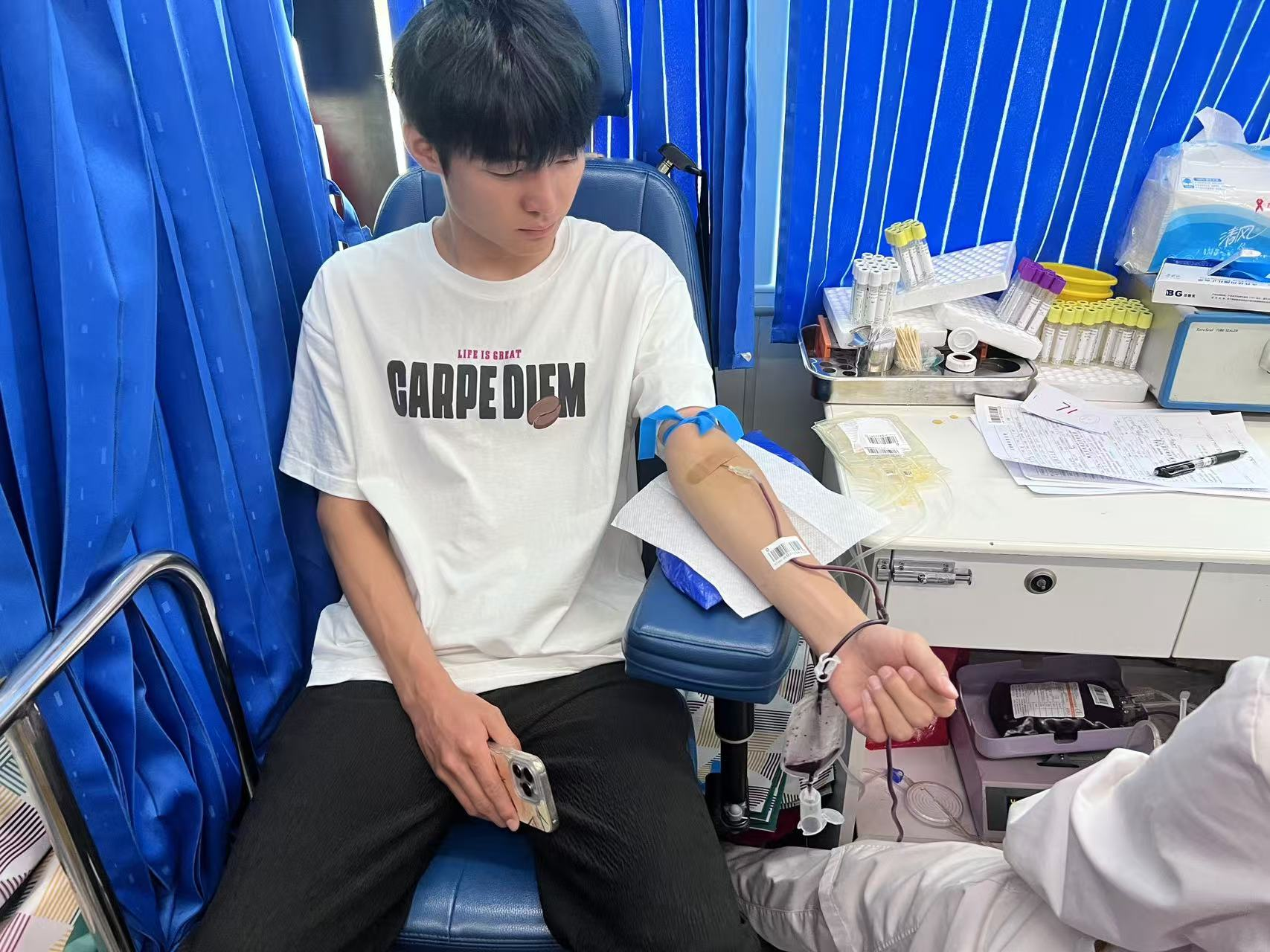 新蔡县审计局积极开展无偿献血志愿服务活动
