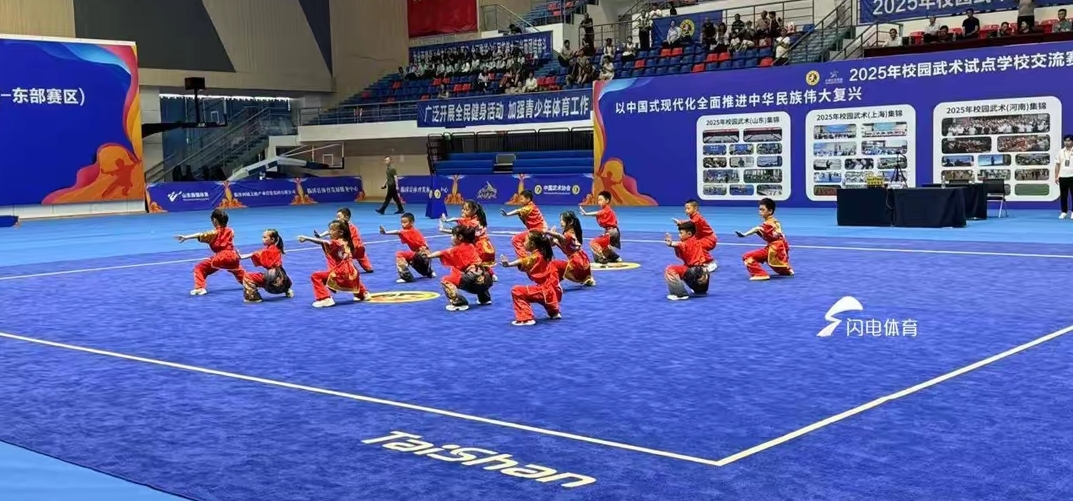 2025年校园武术试点学校交流赛成功举办 河南学子展武术风采