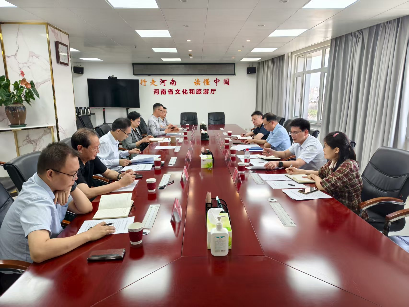 省委直属机关工委到我厅开展党建工作调研座谈