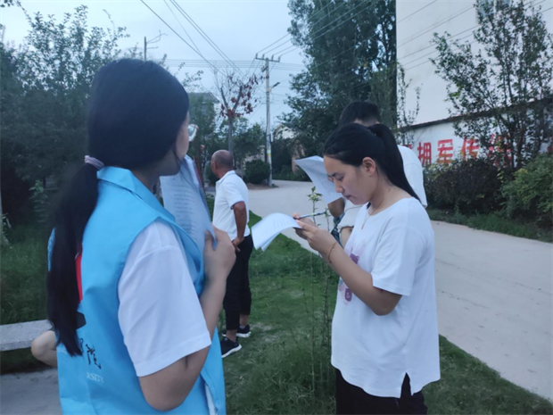 黄河科技学院商学部党委开展“青苗筑梦，青春下乡”三下乡社会实践活动