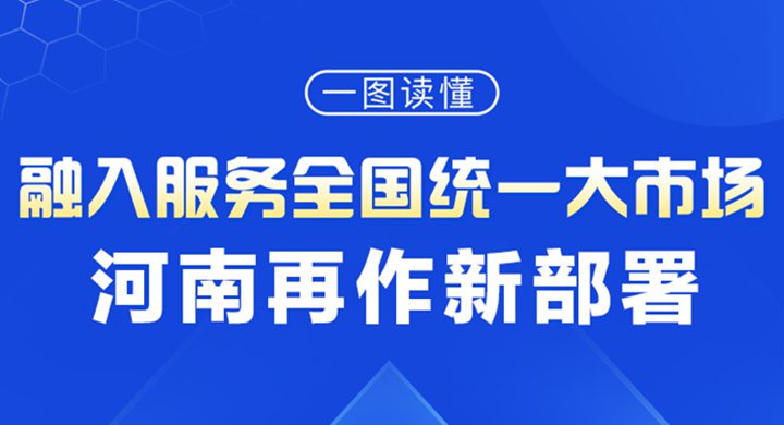 一图读懂丨融入服务全国统一大市场，河南再作新部署