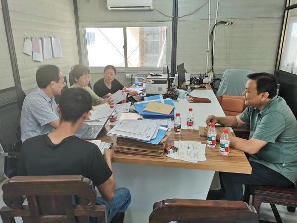 金华市墙散中心组织开展预拌砂浆企业试验室中期检查