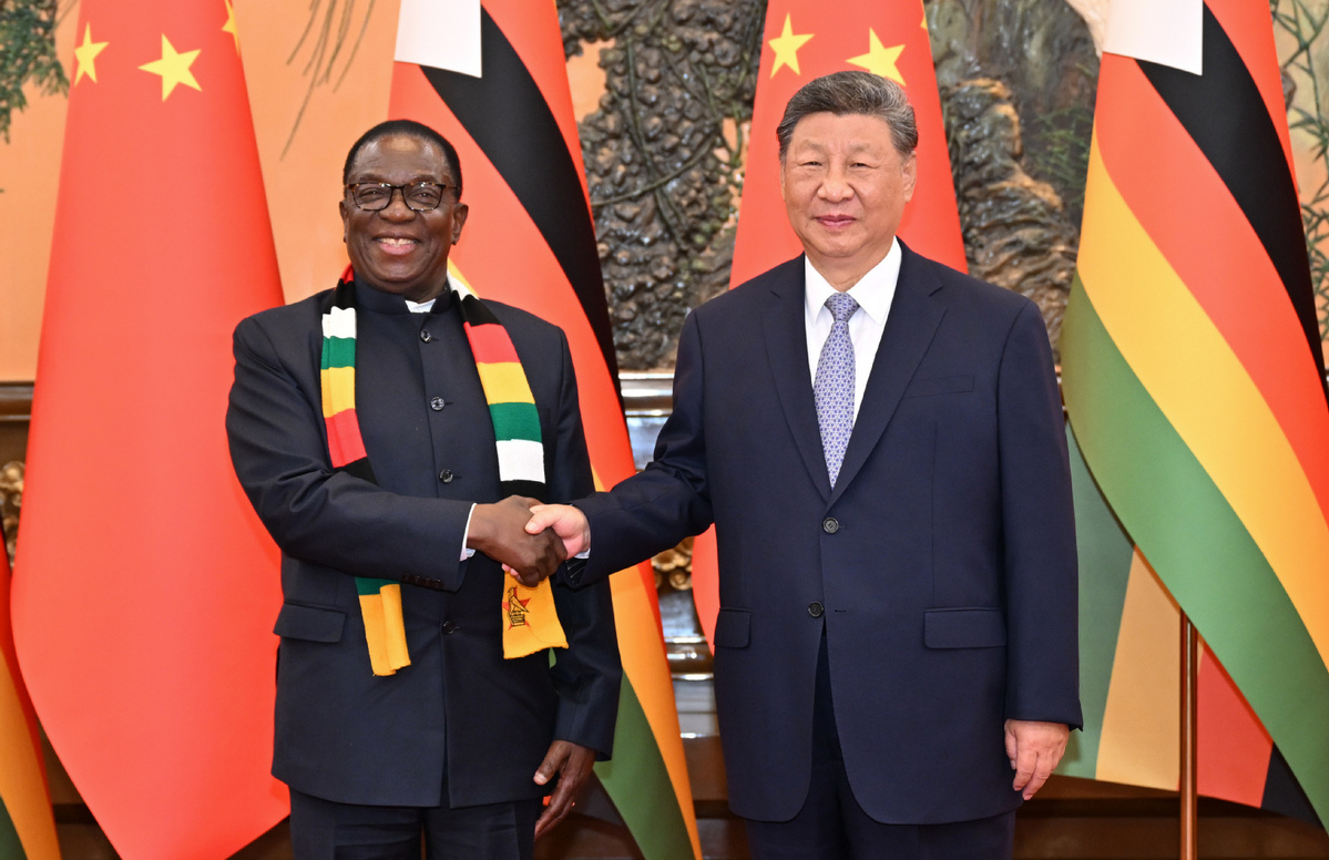 China, Zimbabwe upgrade ties to all-weather community with shared future