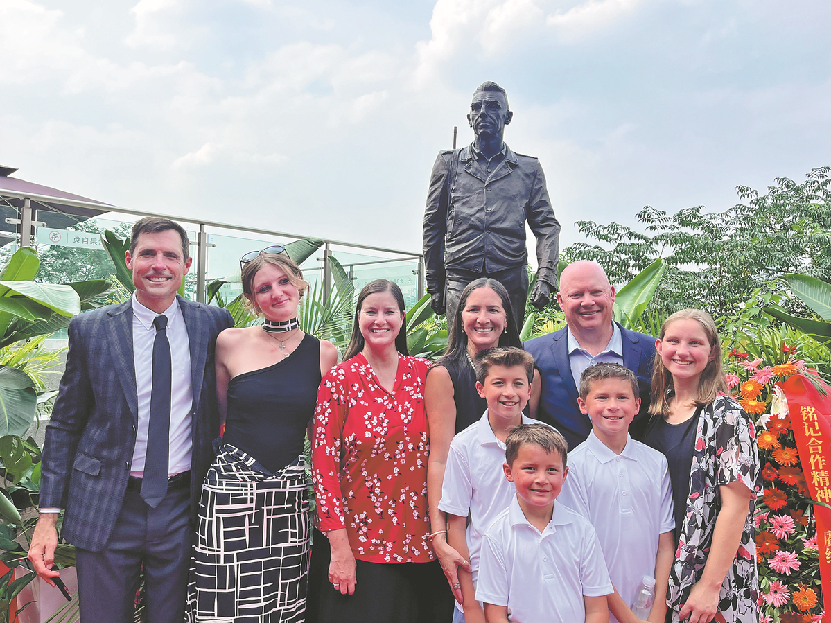 New statue recalls enduring legacy of US general in China