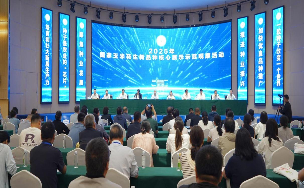 2025年国家玉米花生新品种核心展示示范  观摩活动在中原农谷举办