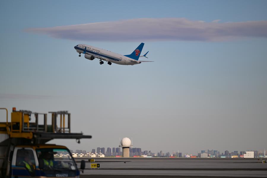 China's civil air transportation hits new record in August