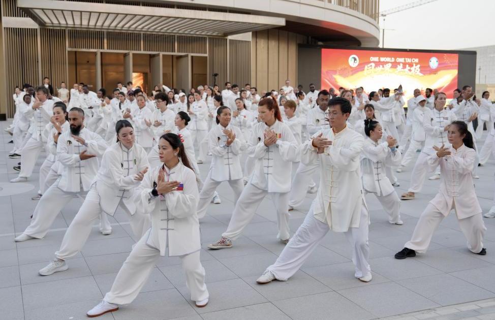Tai chi enthusiasts from 77 countries set Guinness World Record