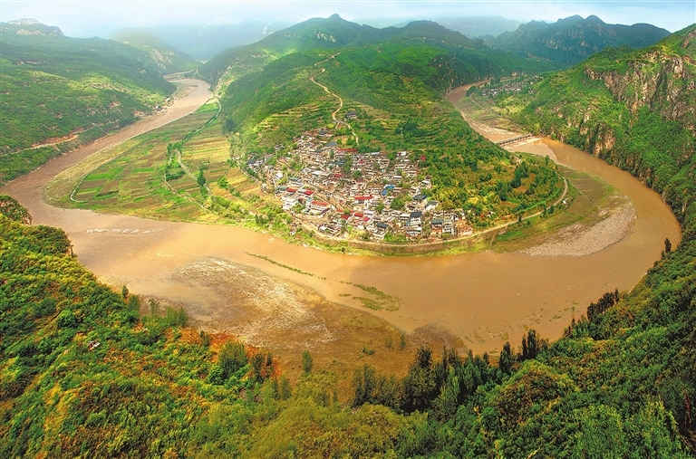 Picturesque scene along Zhanghe River
