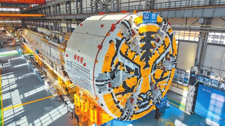 Henan-made tunnel boring machine makes new breakthroughs