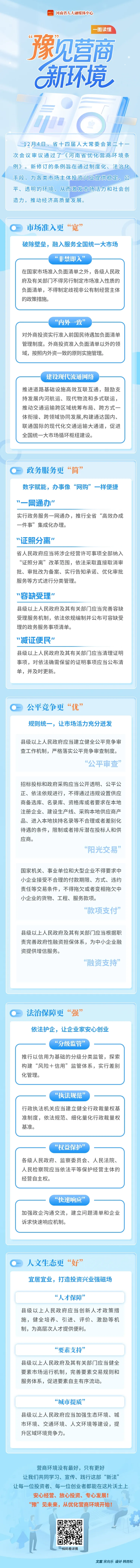 一图读懂丨“豫”见营商新环境