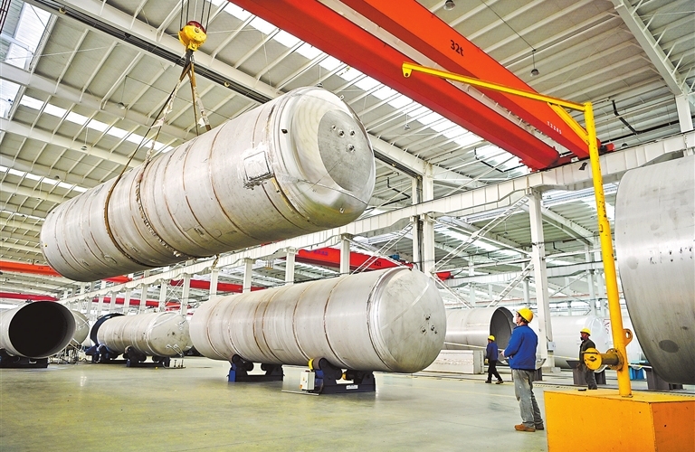 Gas equipment maker steps up production