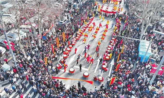 洛阳市孟津区举办2026年元宵节踩街活动