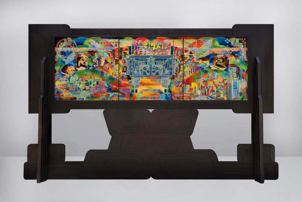 Luoyang (Sancai environmental mural depicting Luoyang)