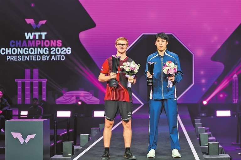 世界乒乓球职业大联盟重庆冠军赛收获男单亚军 温瑞博：河南小将未来可期