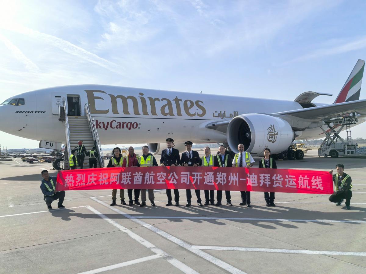 Zhengzhou airport launches first regular cargo route to Dubai