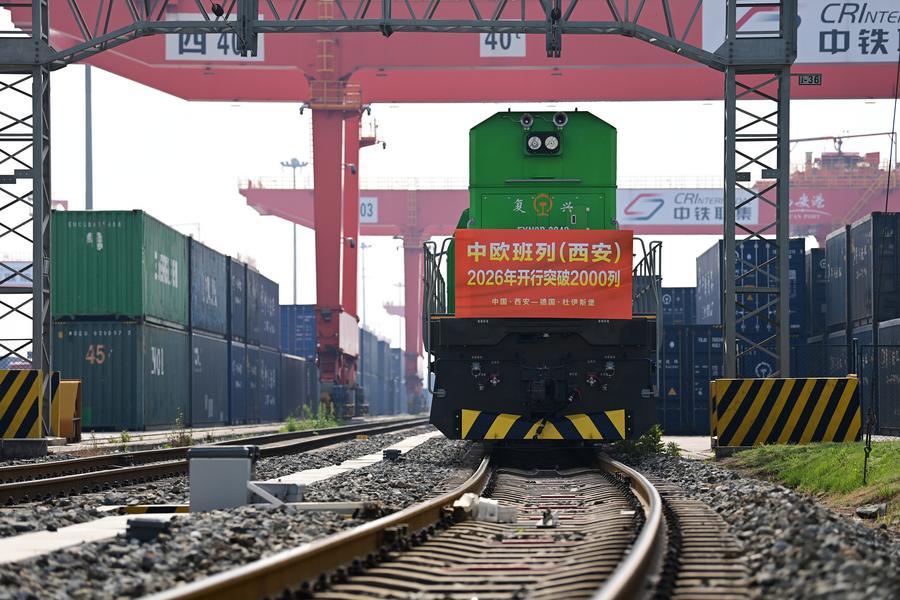 China-Europe Railway Express trips top 130,000