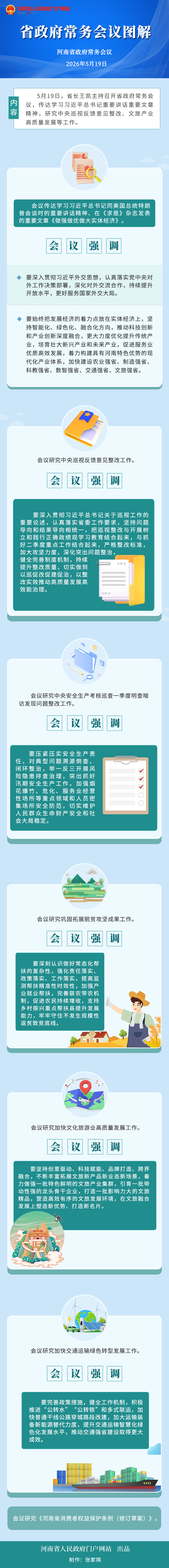 图解：王凯主持召开省政府常务会议