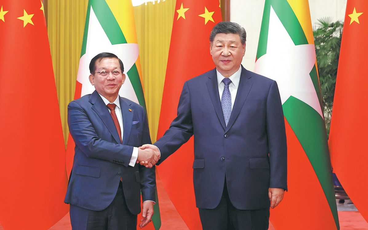 Xi voices firm support for Myanmar