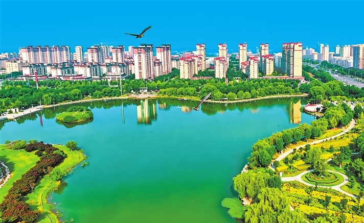 Wetlands park beautifies Fugou