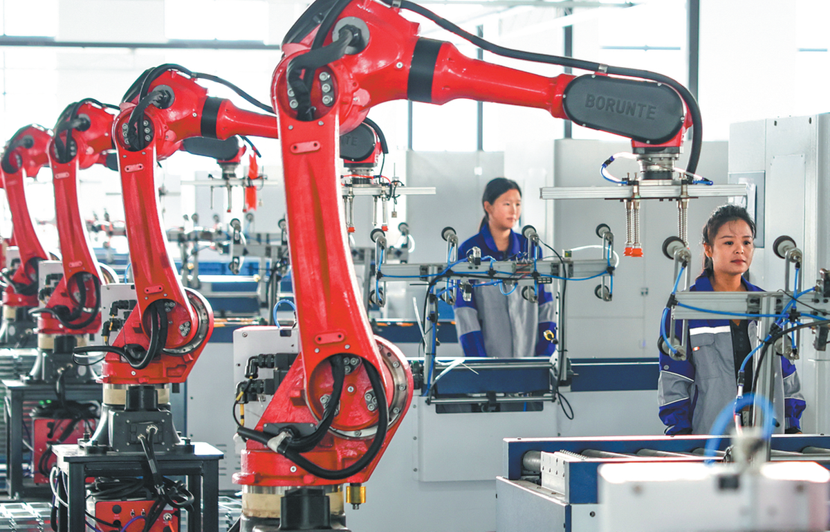 China's value-added industrial output up 4.5% in July